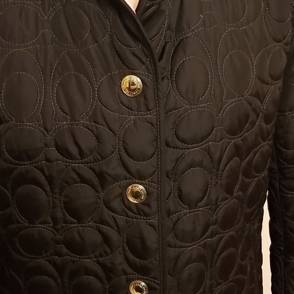 COACH quilted "CC" jacket - Picture 2 of 6